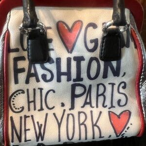 Brighton, love, fashion chic, Paris crossbody bag with chain strap. Like NEW